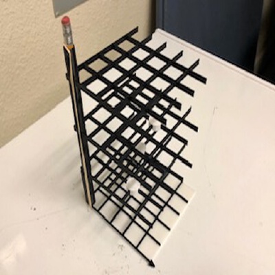 4x4x4 3D Tic Tac Toe _ Noughts and Crosses | 3d print model
