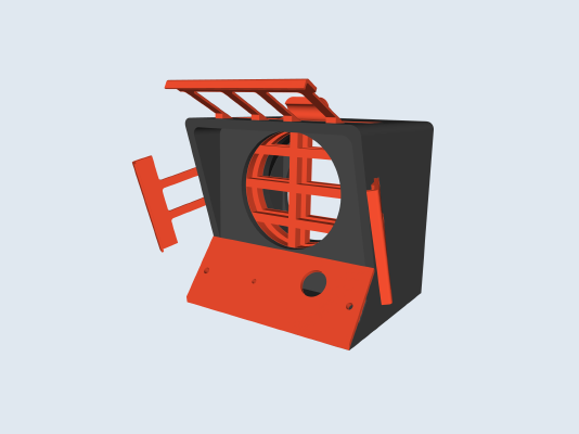 Fume Extractor with LED | 3d print model