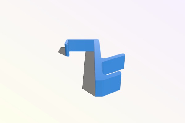 Cubical Coat Hook (52mm) | 3d print model