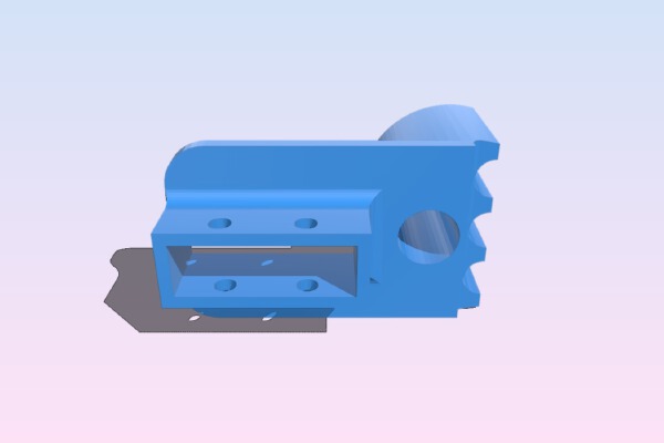 Z axis max endstop for Mostly Printed CNC | 3d print model