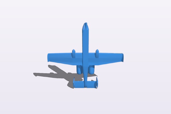 A-10 Warthog | 3d print model