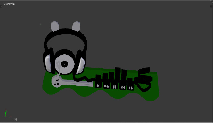 Ghostly Vinyl Decoration | 3d print model