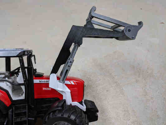 Massey Ferguson 7480 Front Loader | 3d print model