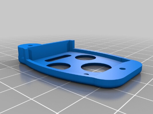 Honda Civic Key Housing w_trunk button cutout | 3d print model