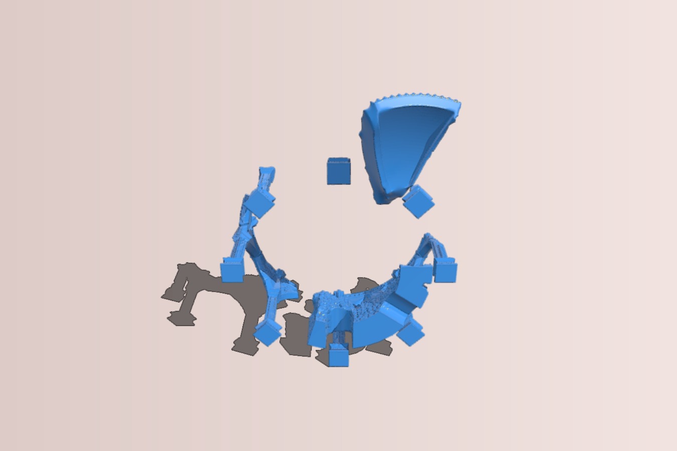 Ruins scatter terrain