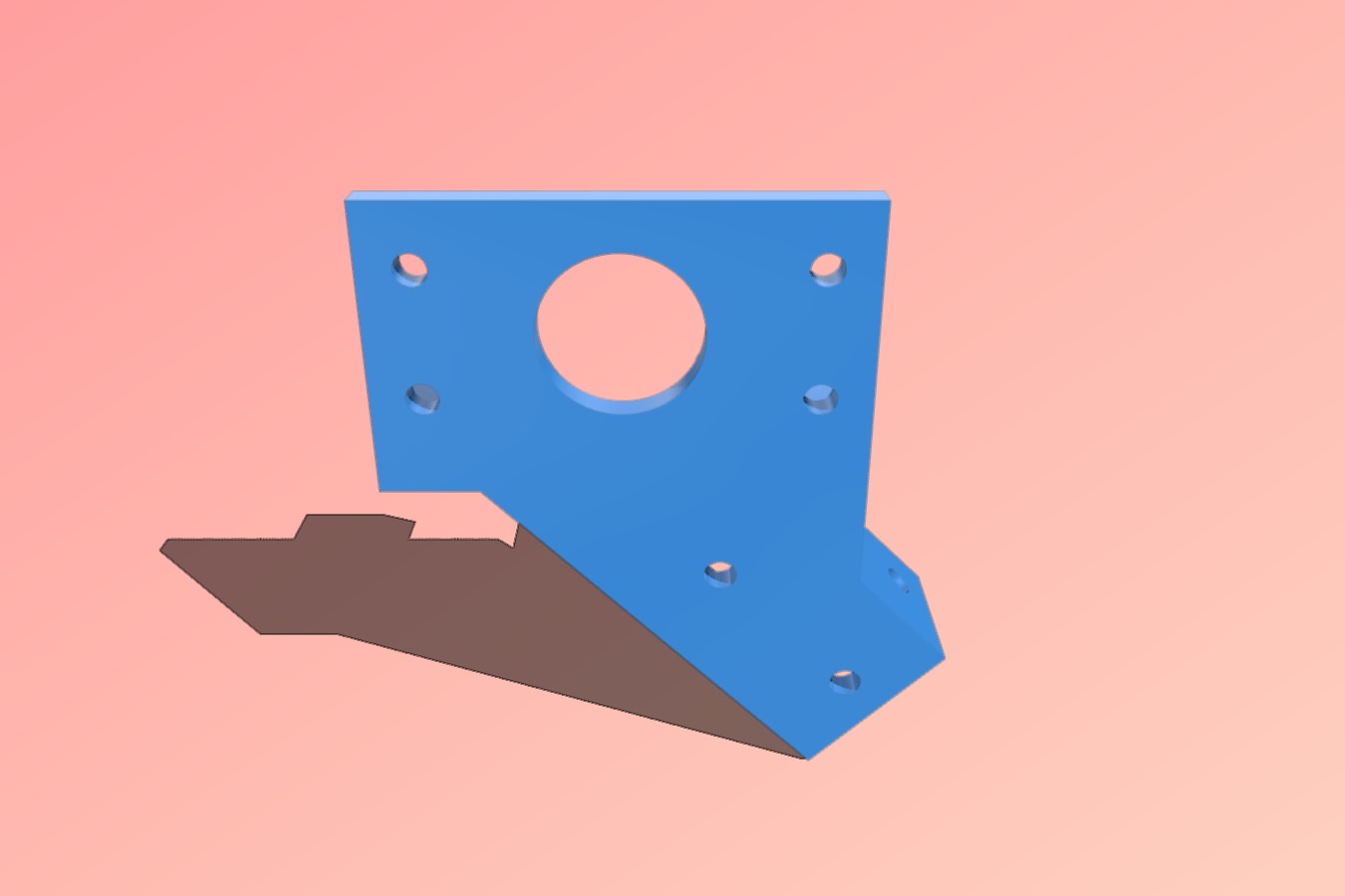 2020 to 4040 Extrusion 45 Degree Bracket