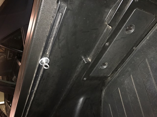 2017 Toyota Tacoma bed rail tie down
