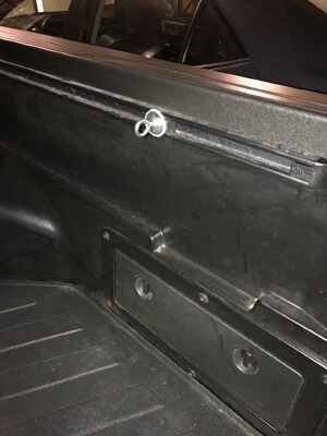 2017 Toyota Tacoma bed rail tie down | 3d print model