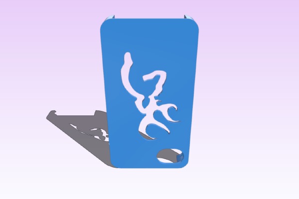 Iphone 4 deer head case | 3d print model