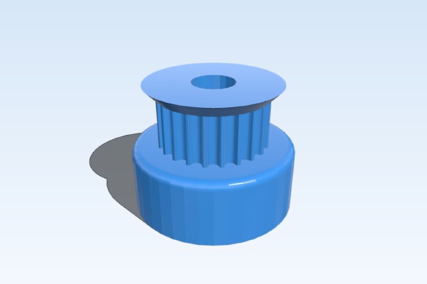 GT2 22T 6mm belt 5mm bore | 3d print model