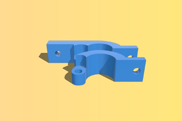Handlebar camera mount | 3d print model