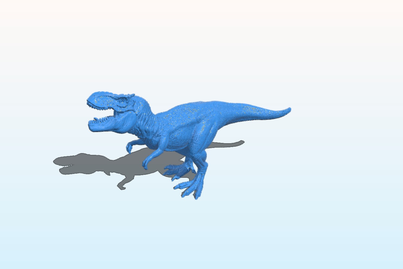 Tyrannosaurus Rex Figurine 3D Scan