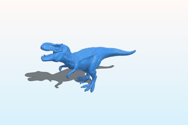 Tyrannosaurus Rex Figurine 3D Scan | 3d print model