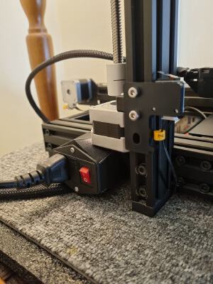 Ender 3 Max psu relocation under bed | 3d print model