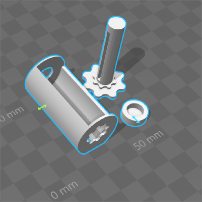 Tube Roller for smaller tubes (version 2) | 3d print model