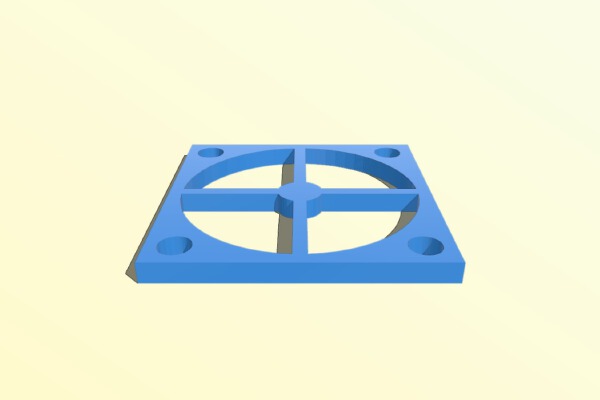 Filament cooling - fan cover | 3d print model