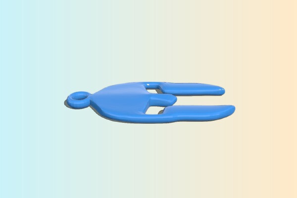 Spartan keychain | 3d print model