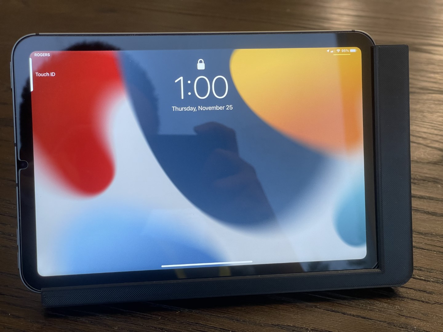 Asymmetrical iPad Wall Mount [ Charge-Enabled _ Removable ]