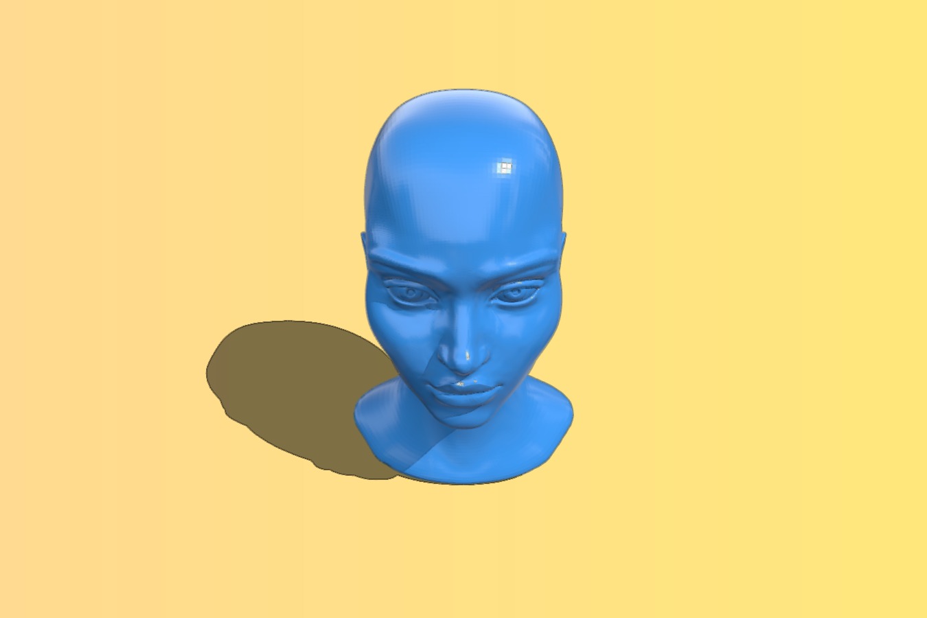 Female human head