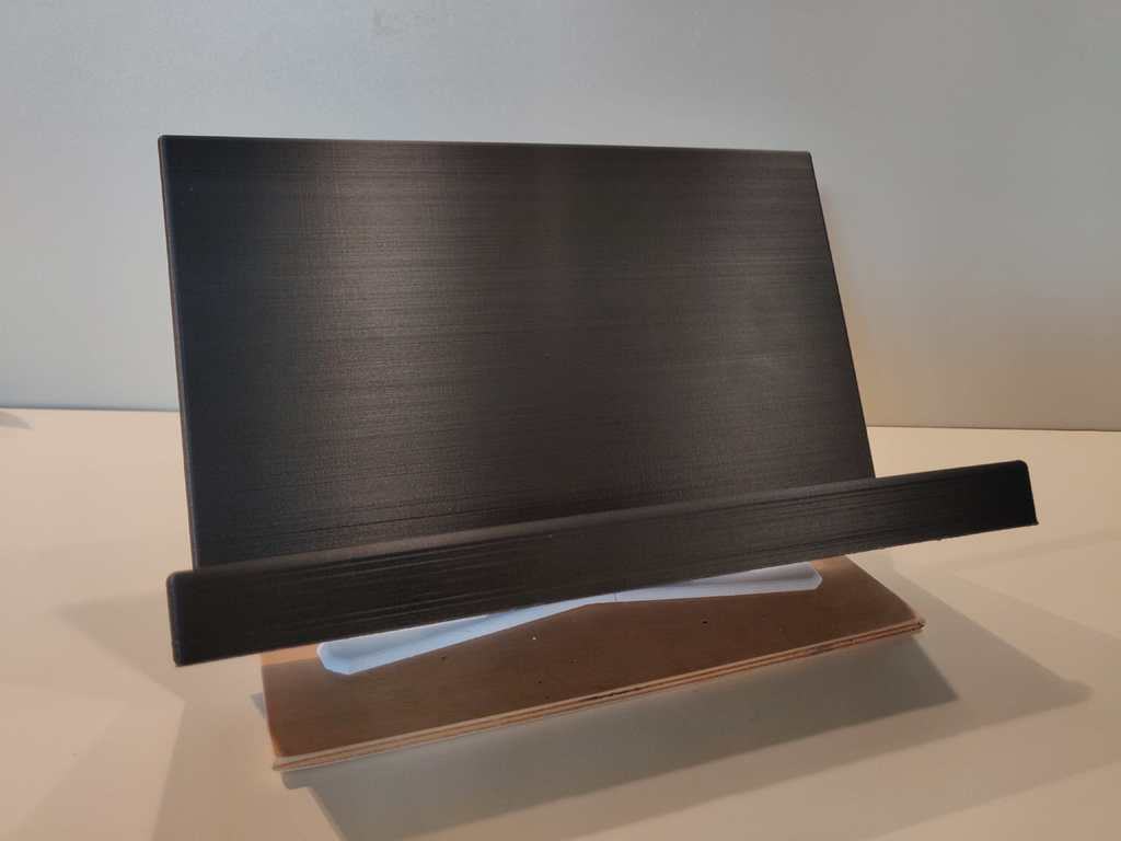 3D printable book stand - adjustable angle