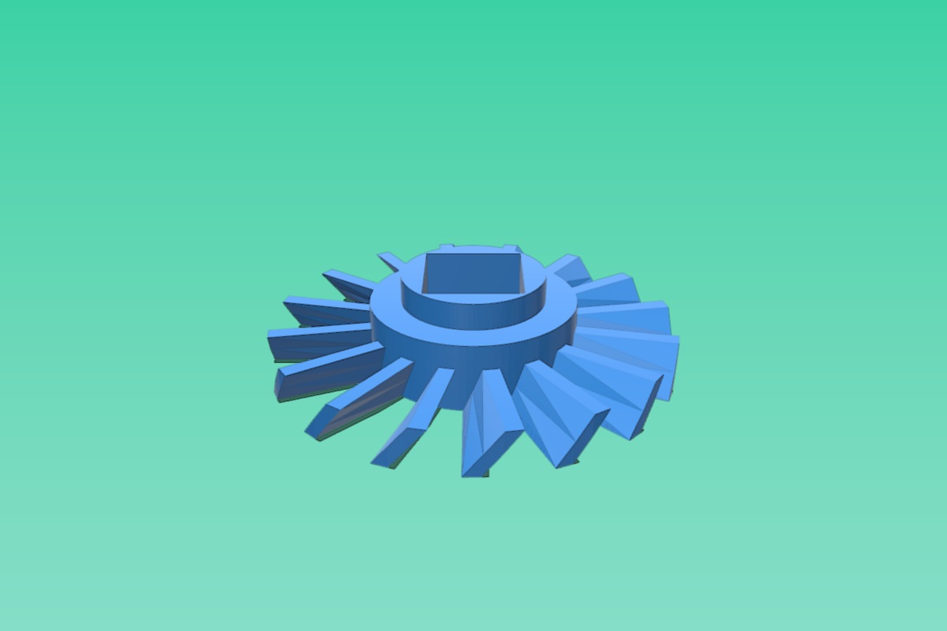 Turbine for a Jet engine model