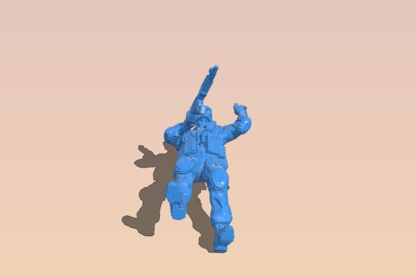 Mercenary Commander | 3d print model