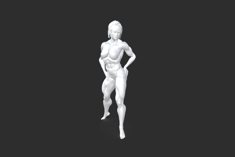 nude female 3d model | 3d print model