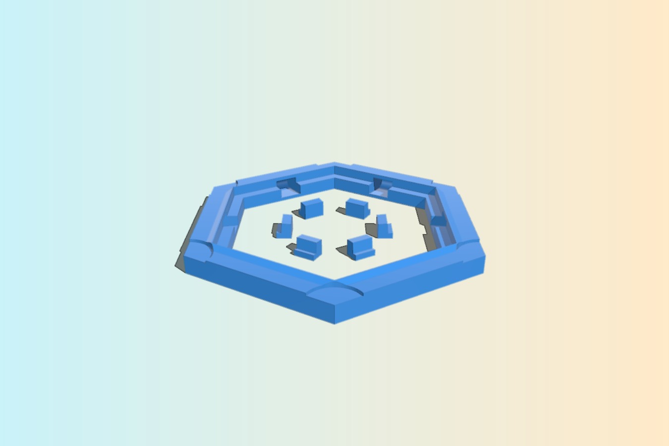 Baseplate variant for catan-style boardgame 2.0