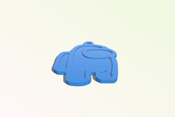 Among Us Keychain | 3d print model