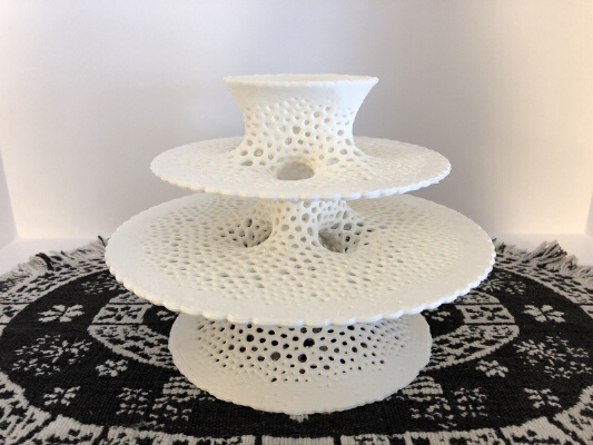 Costa-Wohlgemuth Voronoi Serving Tray | 3d print model