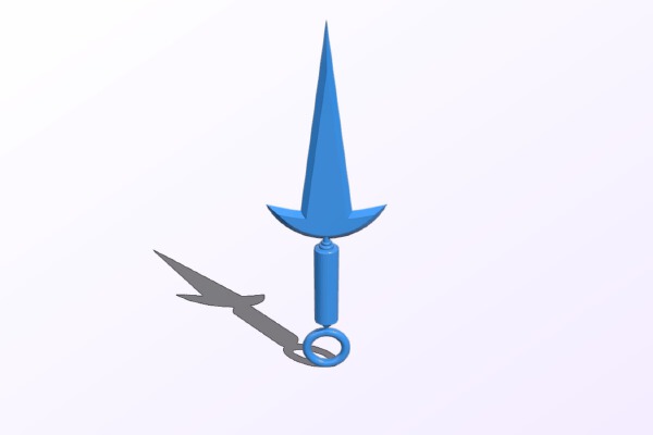 Kunai Minato Hiraishin | 3d print model