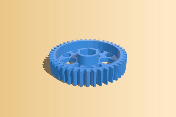 Spur Gears for Printrbot (Printed Extruder) | 3d print model