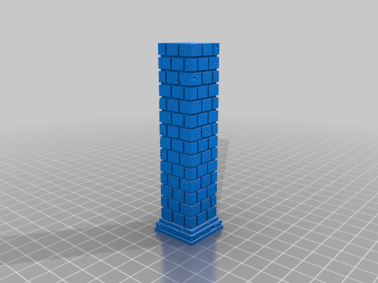 OpenForge 2.0 Cut-Stone Full Pillars | 3d print model