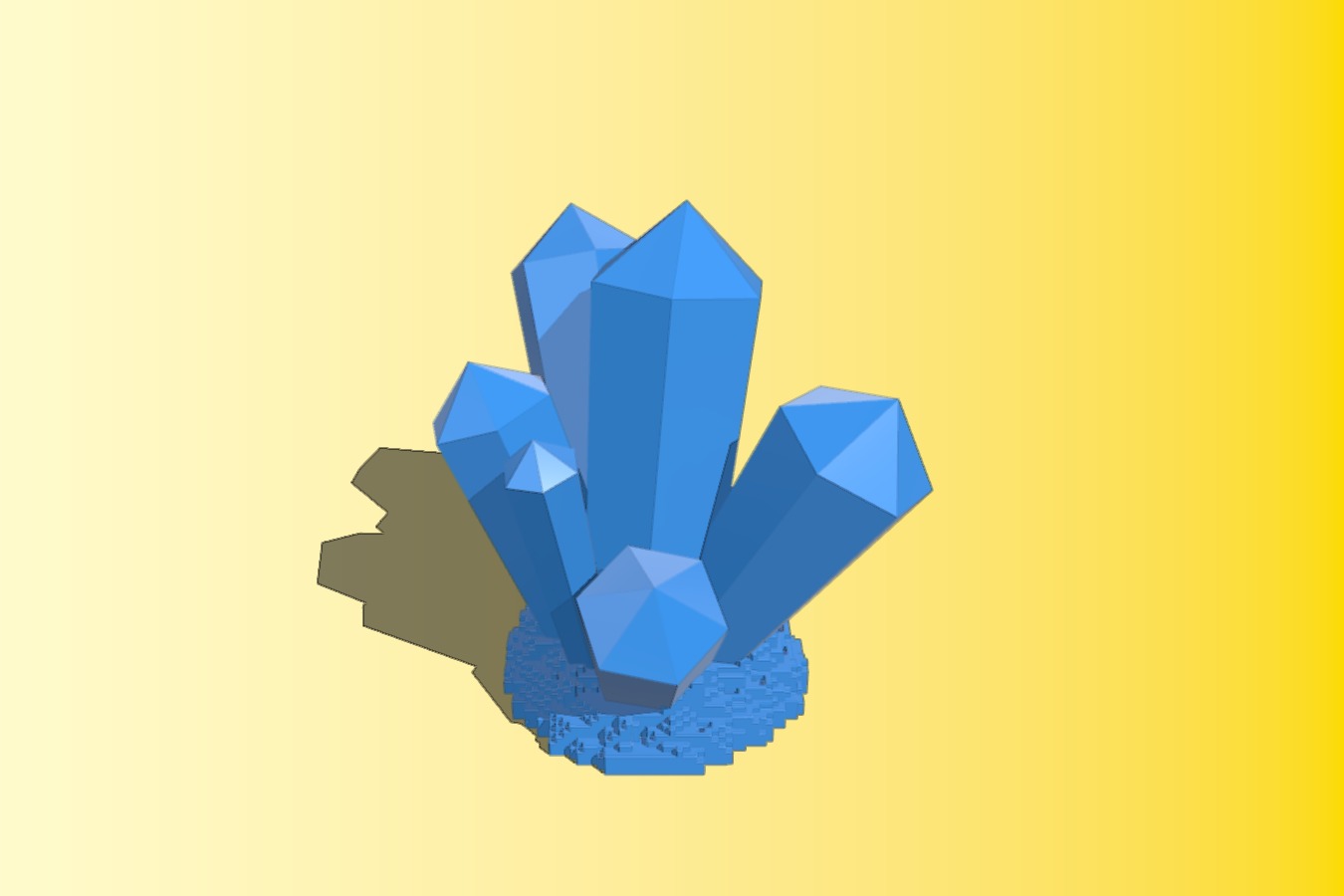 Crystal cluster