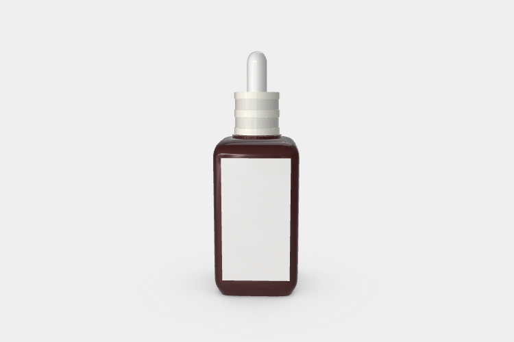 Organic Oil Dropper Mockup