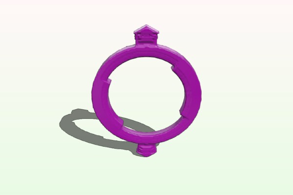 beyblade burst chouzetsu spriggan level chip | 3d print model