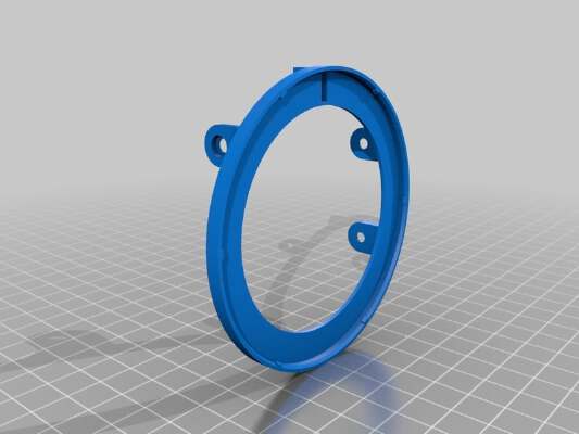 Anycubic i3 Mega 80mm Ring Led Holder | 3d print model