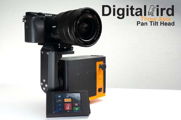 Pan Tilt Head - Digital Bird Camera Motion Control | 3d print model