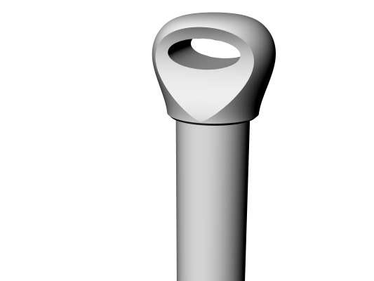 Fire flint holder for Guerrilla knife [M95] | 3d print model
