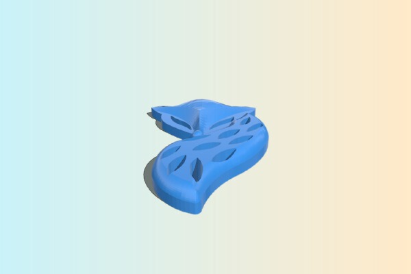 Fox pendant | 3d print model