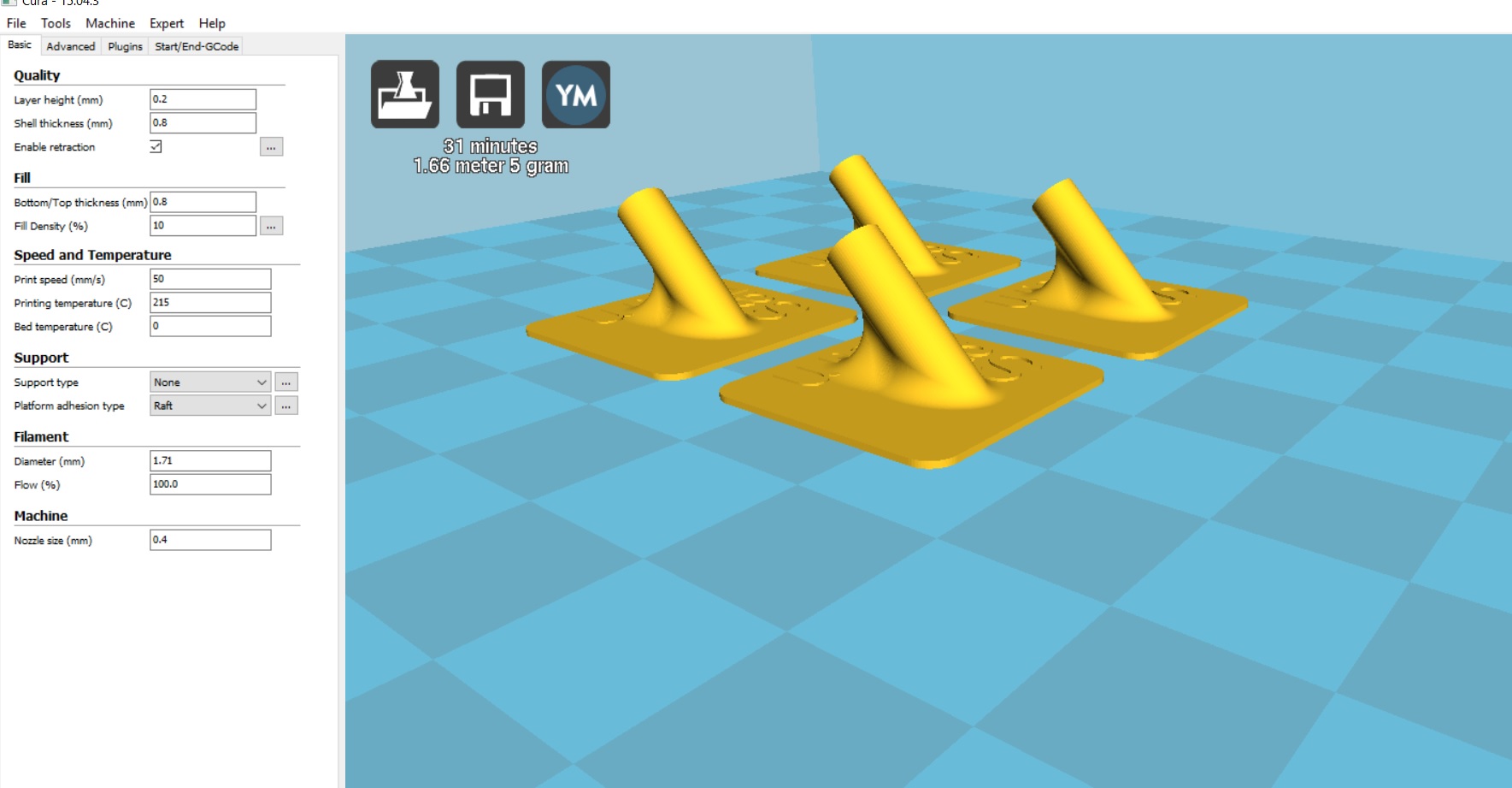 RC Plane Supports for wings and fins