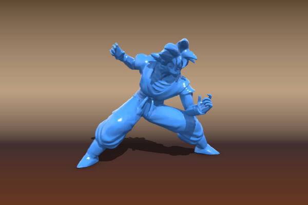 Goku sculpt | 3d print model