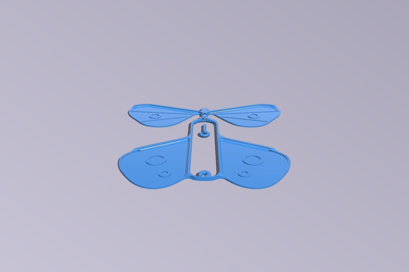  Fully 3D Printed Flying Butterfly