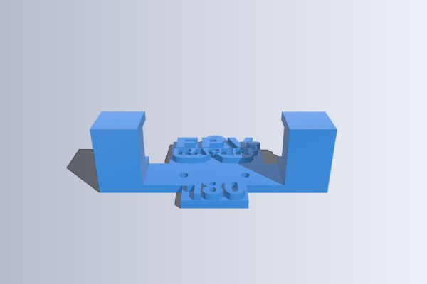 Wallmount for 180_160_150 Quadcopters - Fpv Racer | 3d print model