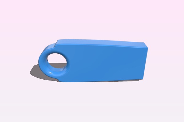 USB Flash Drive _ Pendrive Case Keyring | 3d print model