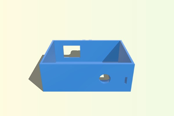 Xiaomi Yi GoPro case - inverted | 3d print model