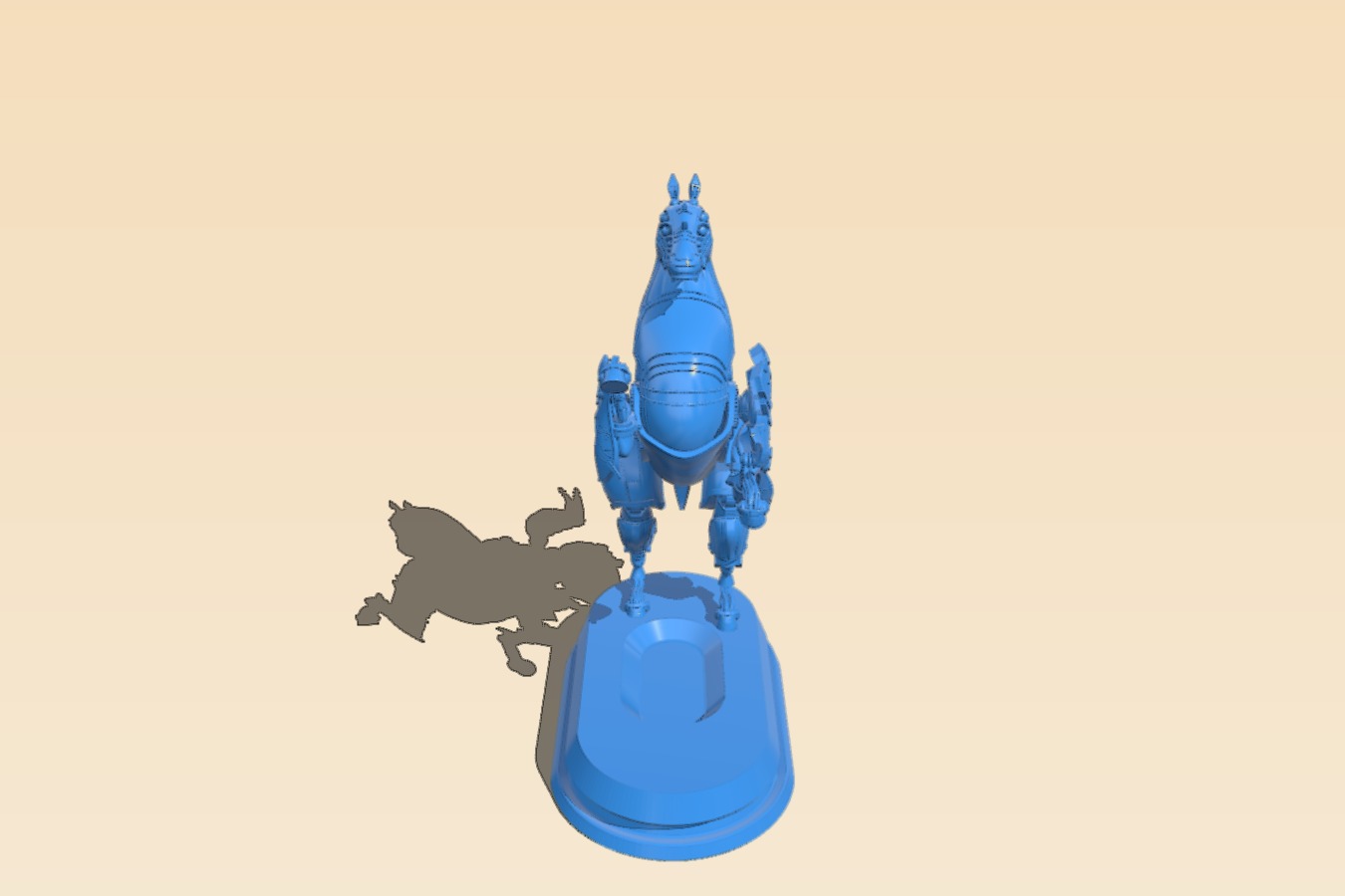 Horse robot B0012432 3d model file for 3d printer
