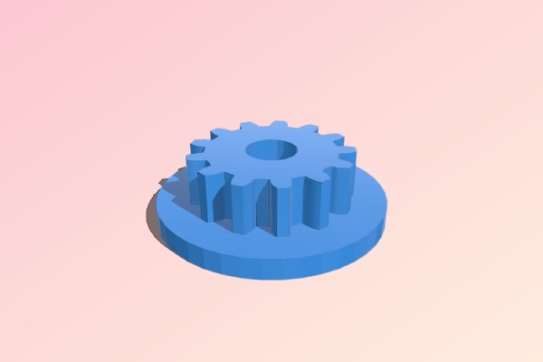 Servo and threaded rod gears | 3d print model