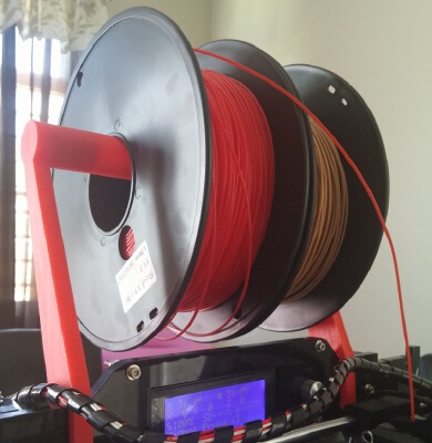 Prusa i3 Spooler for Acrylic 8mm frame | 3d print model