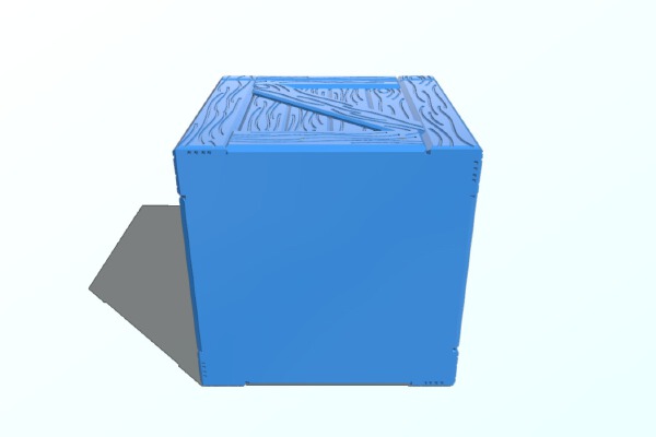 Wooden Crate | 3d print model